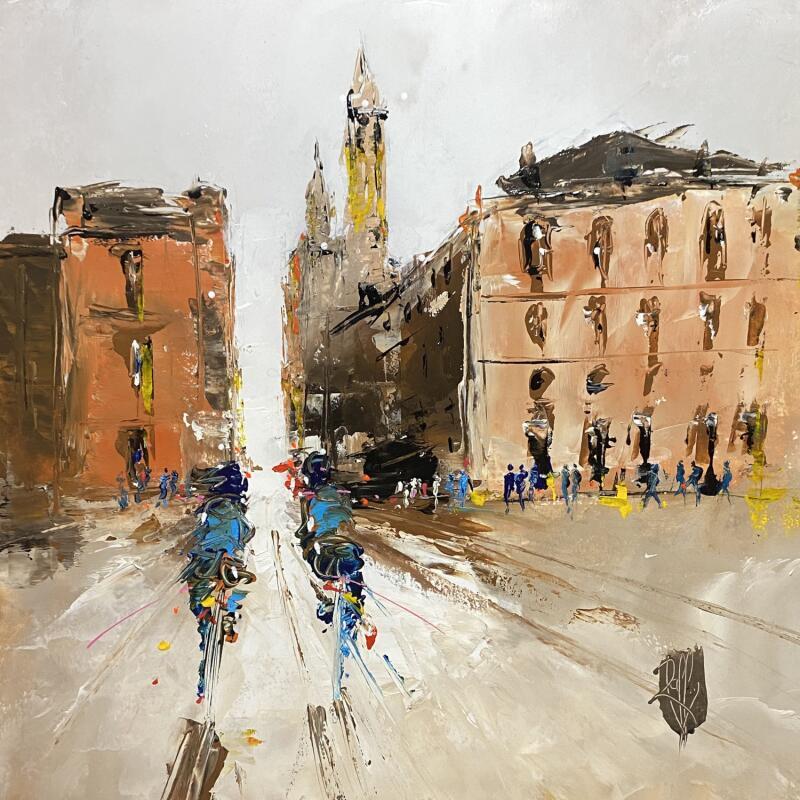 Peinture Ensemble par Raffin Christian | Tableau Figuratif Urbain Huile