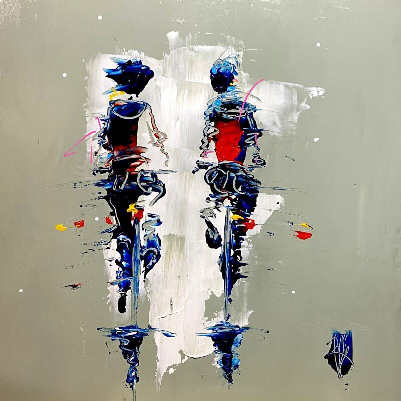 Painting Un peu de Nous by Raffin Christian | Painting Figurative Life style Oil