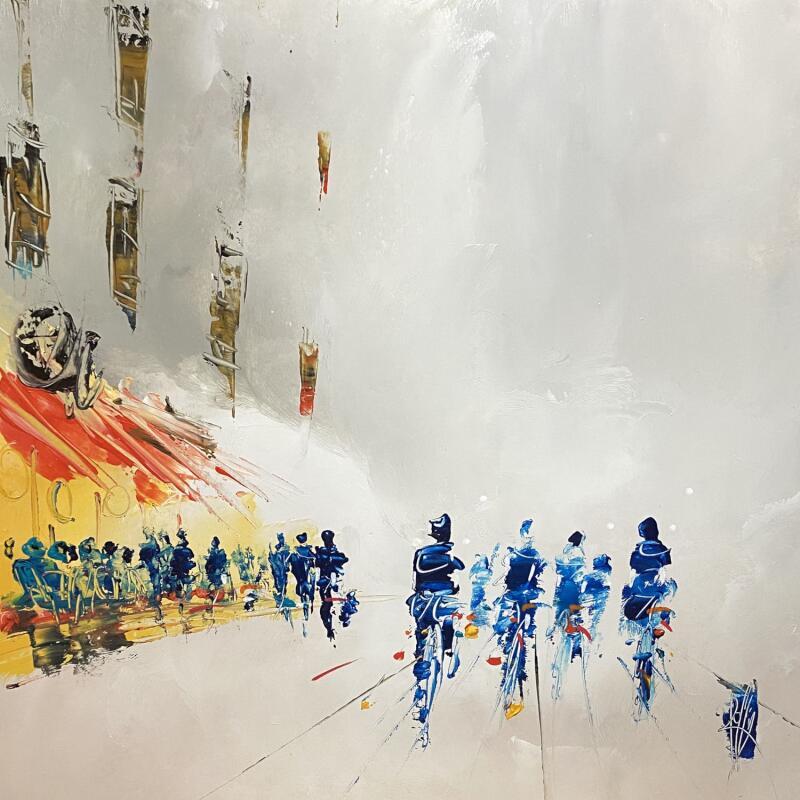 Painting Ville d'un jour by Raffin Christian | Painting Figurative Urban Oil