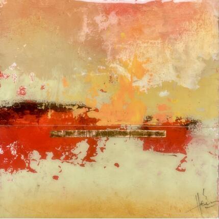 Peinture Abstraction #4040 par Hévin Christian | Tableau Abstrait Acrylique, Huile, Pastel Minimaliste