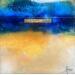 Painting Abstraction #4041 by Hévin Christian | Painting Abstract Minimalist Oil Acrylic Pastel
