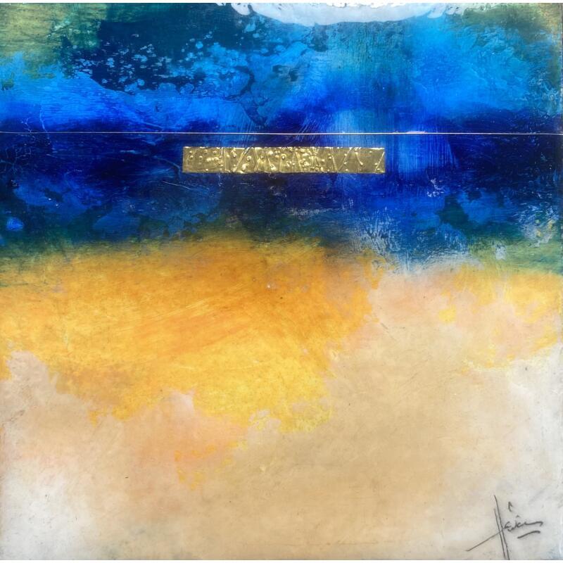 Painting Abstraction #4041 by Hévin Christian | Painting Abstract Minimalist Oil Acrylic Pastel