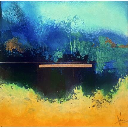 Peinture Abstraction #4035 par Hévin Christian | Tableau Abstrait Acrylique, Huile, Pastel Minimaliste