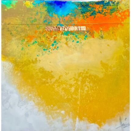 Peinture Abstraction #4032 par Hévin Christian | Tableau Abstrait Acrylique, Huile, Pastel Minimaliste