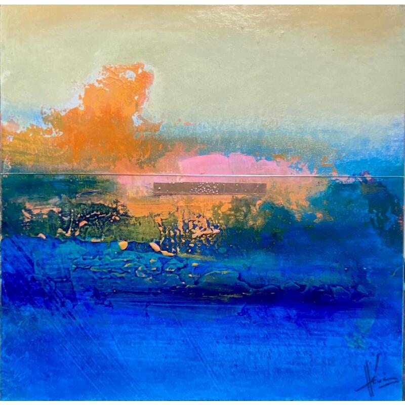 Painting Abstraction #4034 by Hévin Christian | Painting Abstract Minimalist Oil Acrylic Pastel