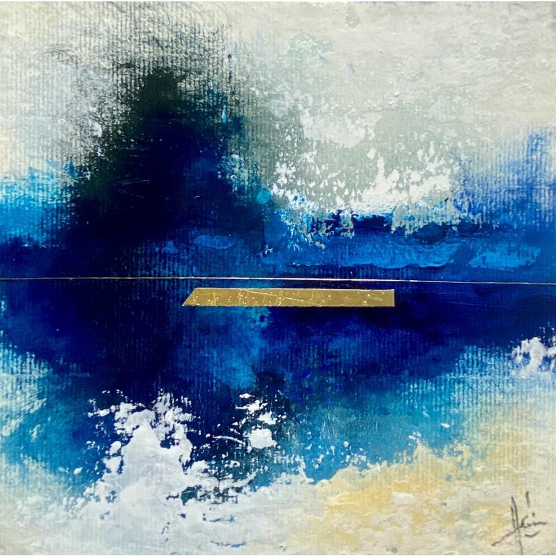 Painting Abstraction #4033 by Hévin Christian | Painting Abstract Minimalist Oil Acrylic Pastel