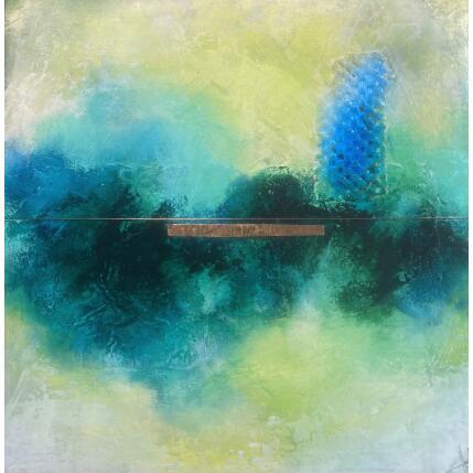 Peinture Abstraction #4020 par Hévin Christian | Tableau Abstrait Acrylique, Huile, Pastel Minimaliste