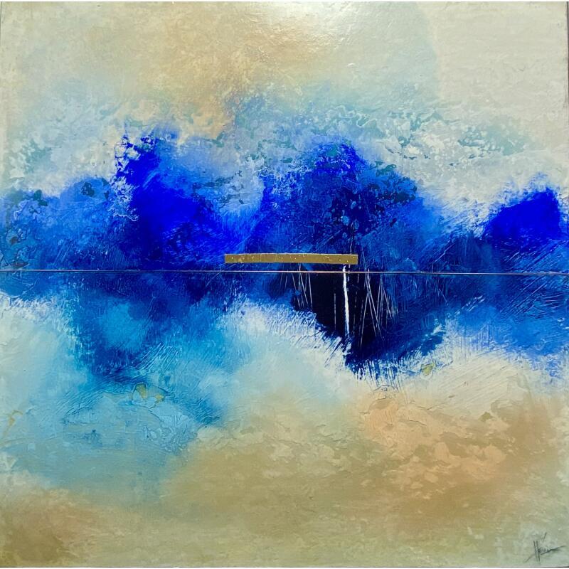 Painting Abstraction #4023 by Hévin Christian | Painting Abstract Minimalist Oil Acrylic Pastel
