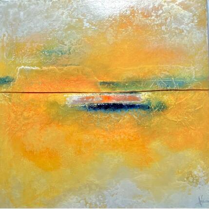 Peinture Abstraction #4025 par Hévin Christian | Tableau Abstrait Acrylique, Huile, Pastel Minimaliste