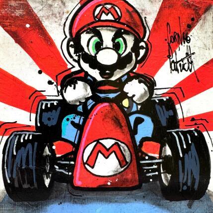 Painting Mario Kart by Cornée Patrick | Painting Pop-art Graffiti, Oil Child, Cinema, Pop icons