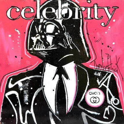 Painting Dark Vador by Cornée Patrick | Painting Pop-art Graffiti, Oil Cinema, Mode, Pop icons