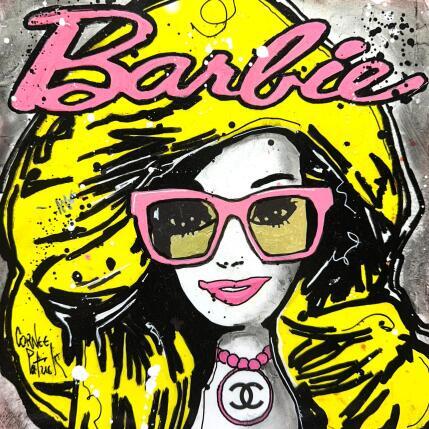 Peinture Barbie style Barbie par Cornée Patrick | Tableau Pop-art Graffiti, Huile Enfant, Icones Pop, Mode