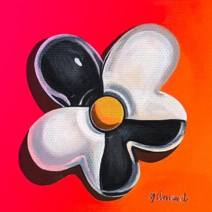 Painting DAISY II by Clavaud Morgane | Painting Figurative Acrylic Pop icons