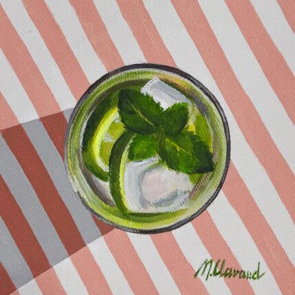 Painting DRINK N°1 - MOJITO by Clavaud Morgane | Painting Figurative Acrylic