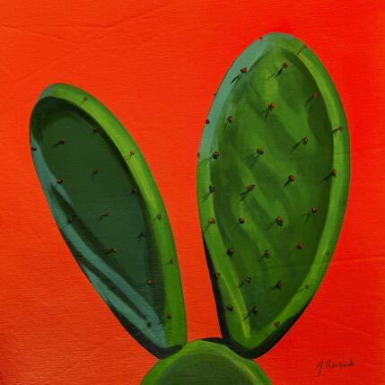 Painting PRICKLY LIFE by Clavaud Morgane | Painting Figurative Acrylic Landscapes, Still-life