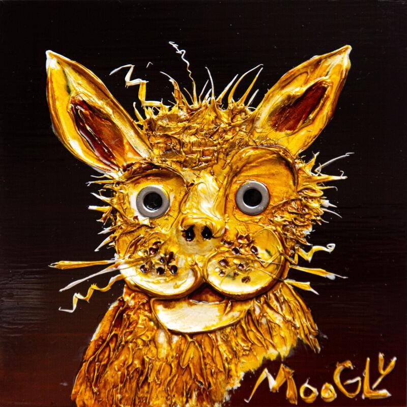 Pintura Focalisius por Moogly | Pintura Arte bruto Animales Acrílico Resina Pigmentos