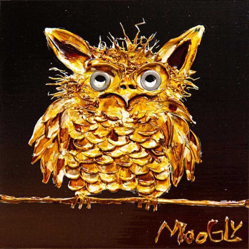 Gemälde Susceptiblus von Moogly | Gemälde Art brut Tiere Acryl Harz Pigmente