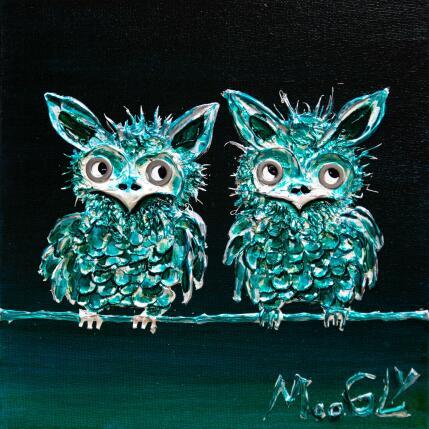 Painting Nostalgius by Moogly | Painting Raw art Acrylic, Pigments, Resin Animals