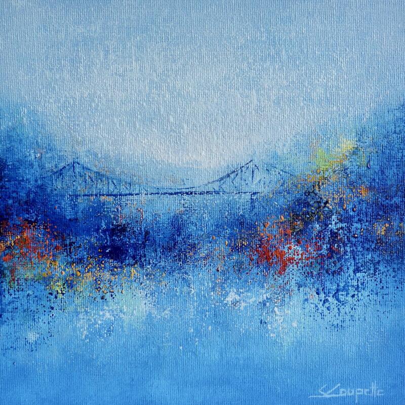 Peinture Electric Silence par Coupette Steffi | Tableau Figuratif Urbain Acrylique