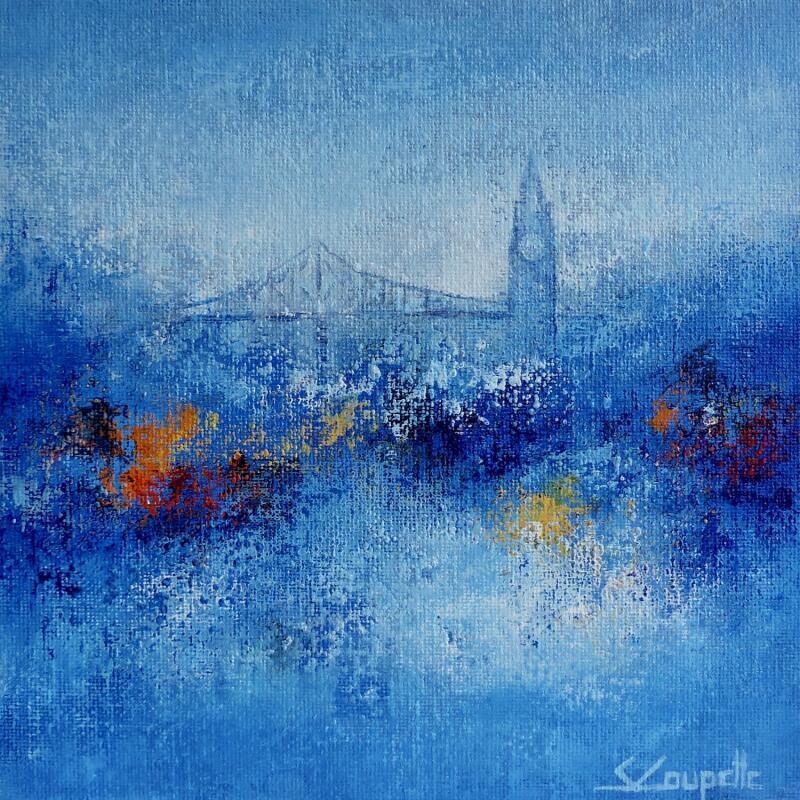 Painting Evening Calm by Coupette Steffi | Painting Figurative Urban Acrylic