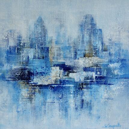 Painting Edge Of Earth by Coupette Steffi | Painting Figurative Acrylic Urban