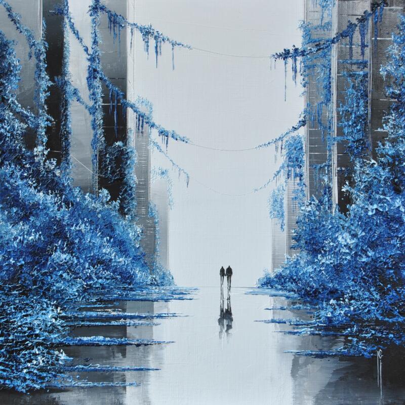 Painting Envisager la magie by Galloro Maurizio | Painting Figurative Urban Oil