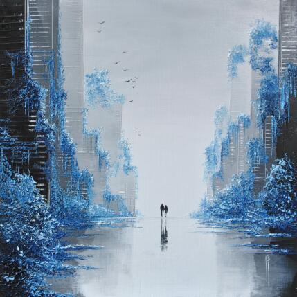 Painting Apprivoiser le monde by Galloro Maurizio | Painting Figurative Oil Urban