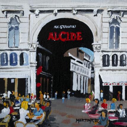 Peinture ALCIDE par Rodriguez Rio Martin | Tableau Figuratif Huile Urbain