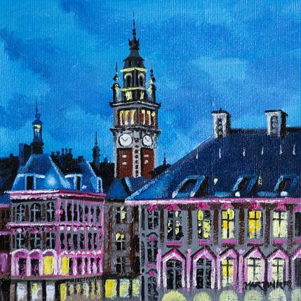 Peinture LILAS A LILLE par Rodriguez Rio Martin | Tableau Figuratif Huile Urbain