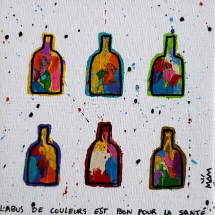 Peinture ABUS WHITE par Mam | Tableau Pop-art Acrylique Icones Pop, Minimaliste, Noir & blanc