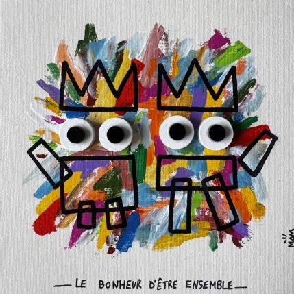 Peinture YOUPI par Mam | Tableau Pop-art Acrylique Icones Pop, Minimaliste, Portraits