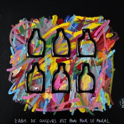 Peinture ABUS  par Mam | Tableau Pop-art Acrylique Icones Pop, Natures mortes, Société