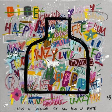 Gemälde STREET ABUS von Mam | Gemälde Pop-Art Acryl Alltagsszenen, Gesellschaft, Pop-Ikonen