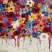 Painting LES FLEURS DU BIEN by Mam | Painting Pop-art Landscapes Pop icons Nature Acrylic
