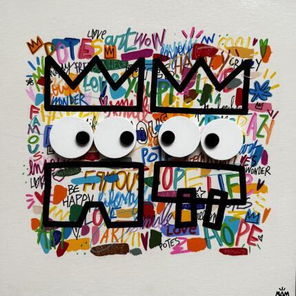 Painting DUO DE POTES by Mam | Painting Pop-art Acrylic