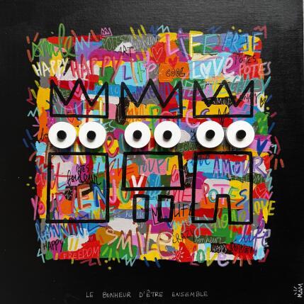 Painting TRIPLE POTES by Mam | Painting Pop-art Acrylic