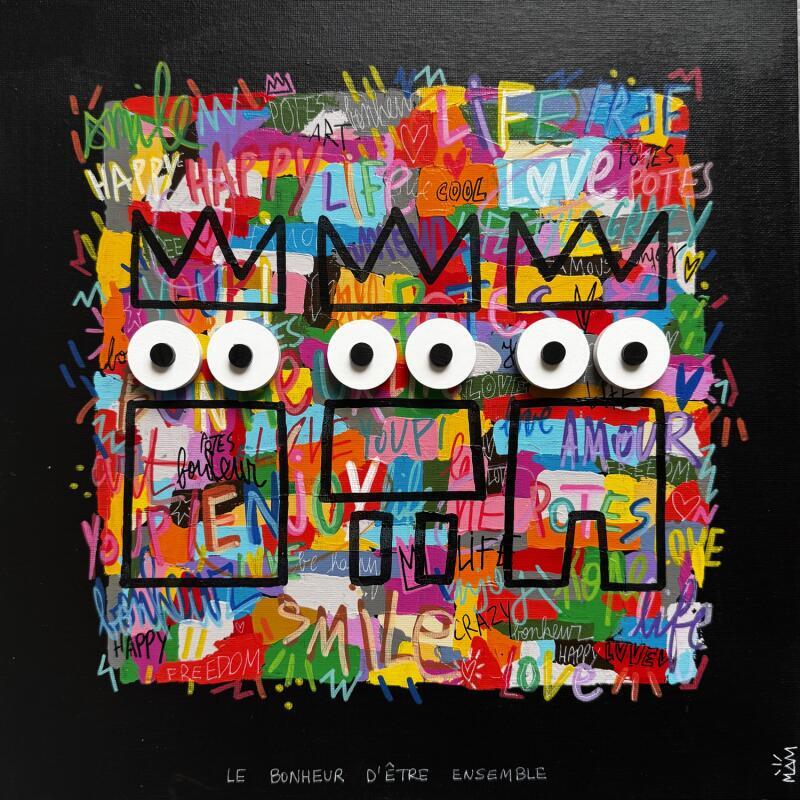 Pintura TRIPLE POTES por Mam | Pintura Pop art Acrílico