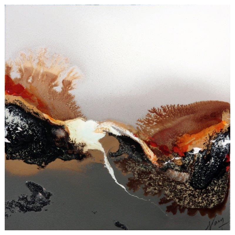 Gemälde C3372 von Naen | Gemälde Abstrakt Acryl Tinte