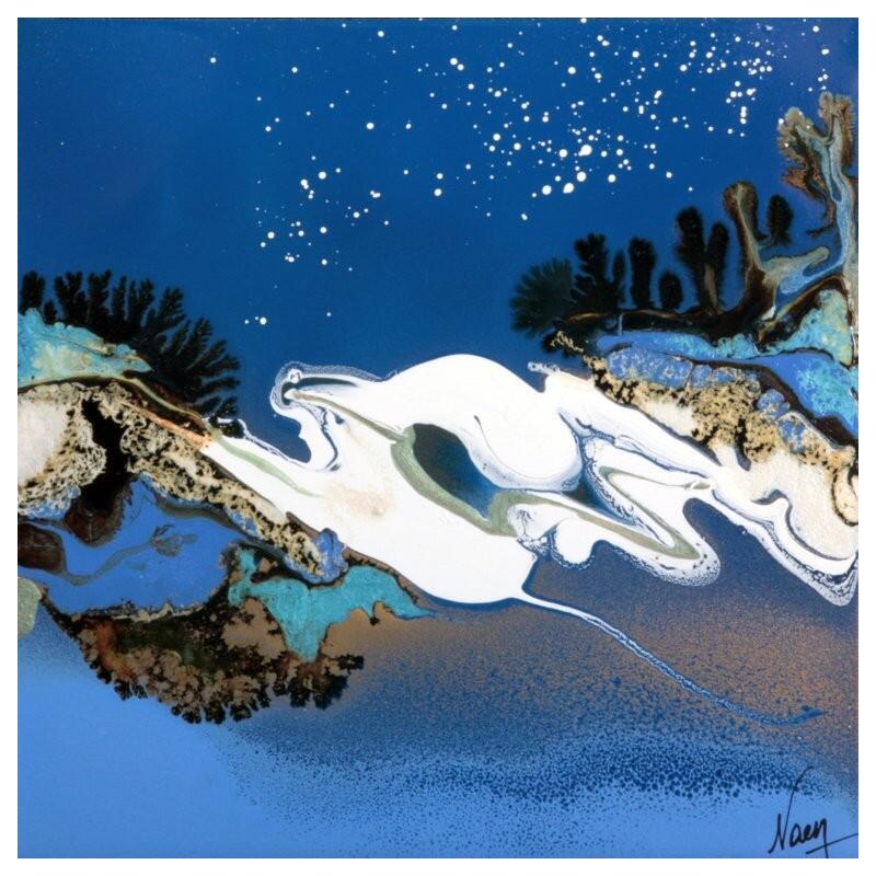 Painting C3743 by Naen | Painting Abstract Acrylic Ink