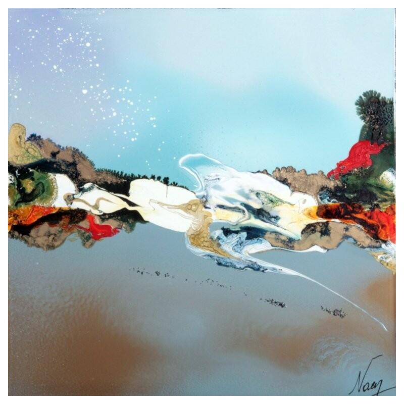 Painting C3767 by Naen | Painting Abstract Acrylic Ink