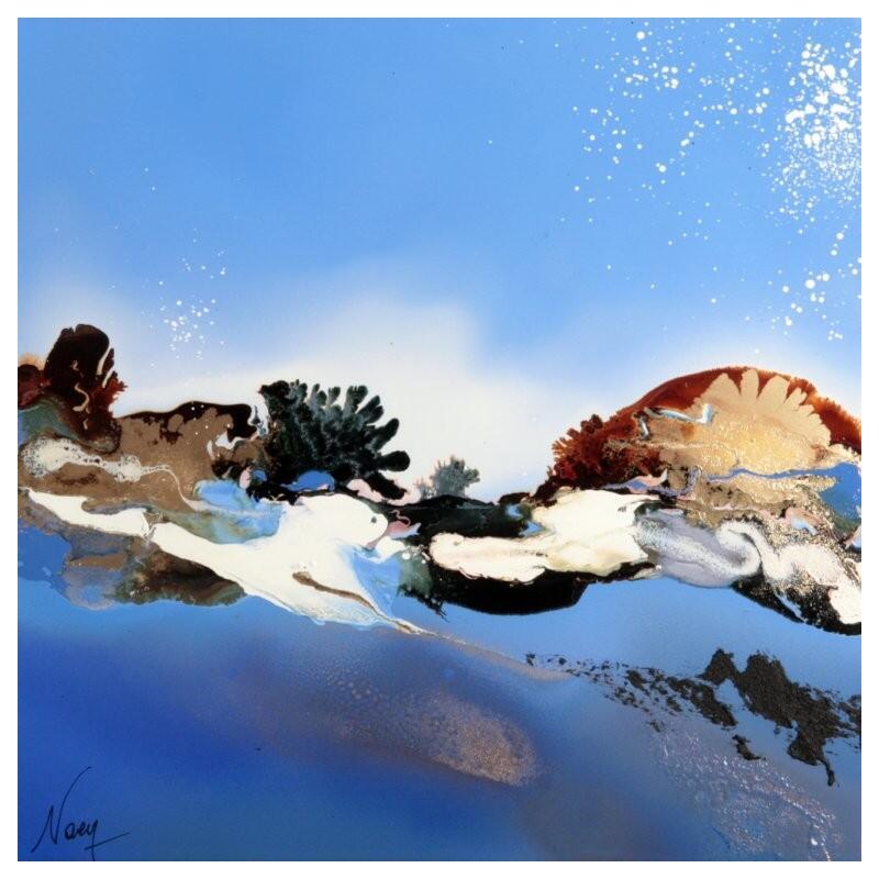 Painting C3776 by Naen | Painting Abstract Acrylic Ink