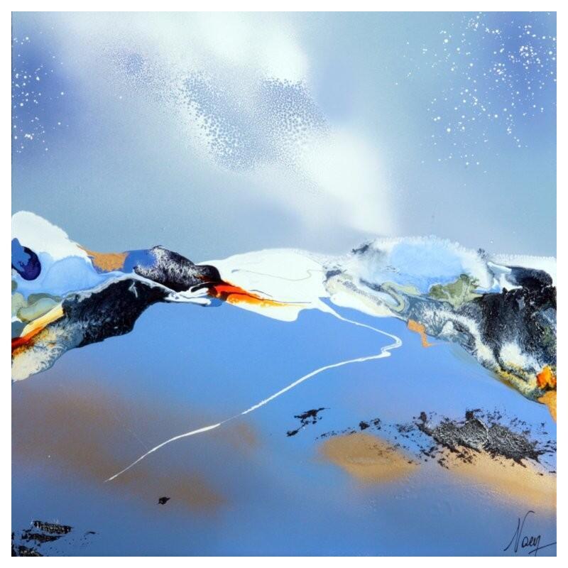 Painting C3745 by Naen | Painting Abstract Acrylic Ink