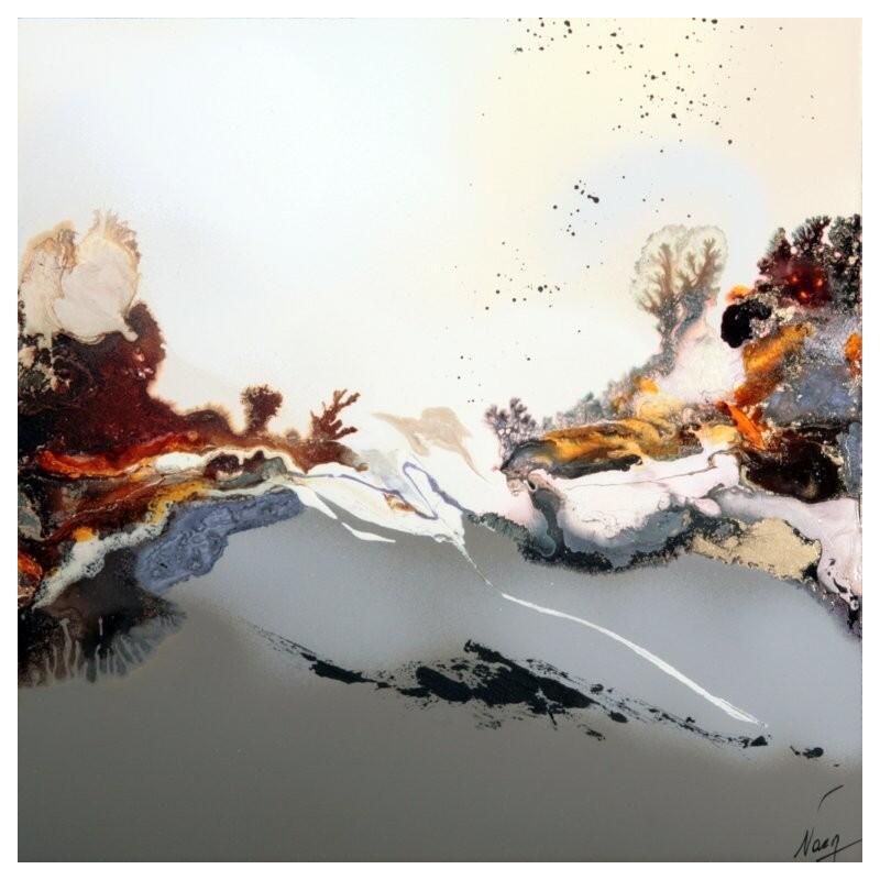 Painting C3691 by Naen | Painting Abstract Acrylic Ink