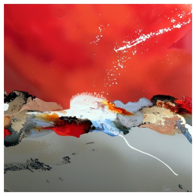 Painting C3748 by Naen | Painting Abstract Acrylic Ink