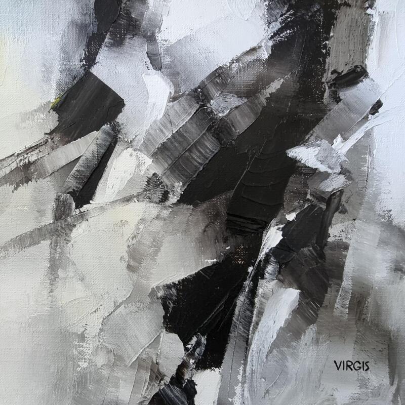 Painting From everyday life by Virgis | Painting Abstract Minimalist Oil