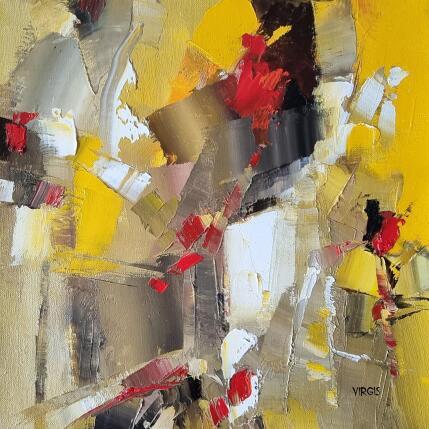 Painting Sunny time by Virgis | Painting Abstract Oil Minimalist