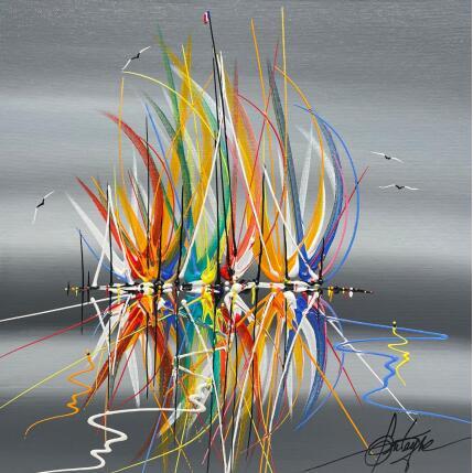 Peinture Au-delà des mers par Fonteyne David | Tableau Figuratif Acrylique