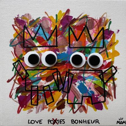 Peinture LOVE POTES par Mam | Tableau Pop-art Acrylique