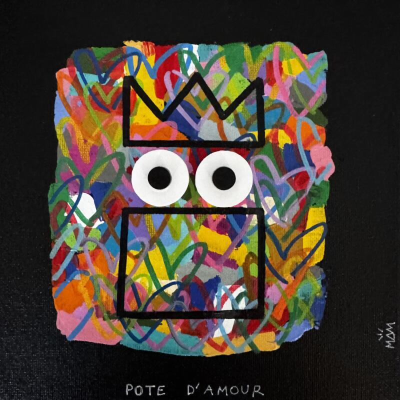 Gemälde POTE D’AMOUR von Mam | Gemälde Pop-Art Acryl