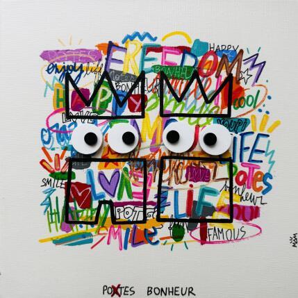 Peinture POTES D’AMOUR par Mam | Tableau Pop-art Acrylique